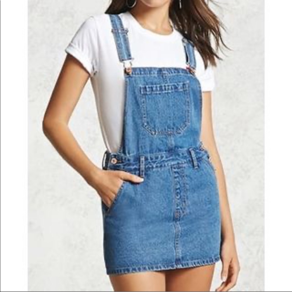 Forever 21 overall skirt dress